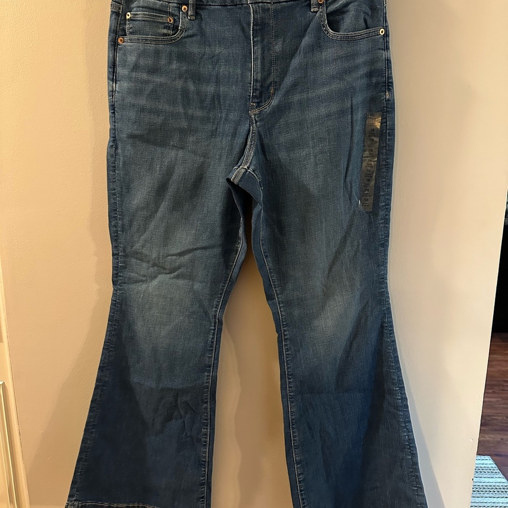 American Eagle Outfitters Blue Flare Jeans